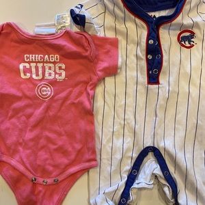 Cubs girl onesies - set of two!